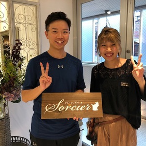 吉祥寺でおしゃれな美容室　Hair Salon Sorcier　ERIのブログ「海外からのお客様☆*。」