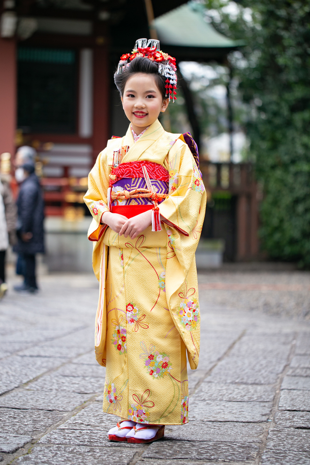 着付け 子どもの着付け 七五三 吉祥寺でおすすめの美容室 美容院なら Sorcier吉祥寺